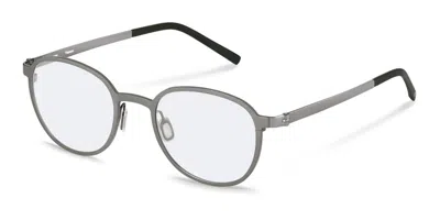 Rodenstock R7169 B000 Men's Glasses Grey Size 48 - Free Lenses - Blue Light Block Available In Transparent