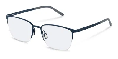 Rodenstock R7170 C000 Men's Glasses Blue Size 53 - Free Lenses - Blue Light Block Available In Transparent
