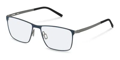 Rodenstock R7171 C000 Men's Glasses Blue Size 55 - Free Lenses - Blue Light Block Available In Multi