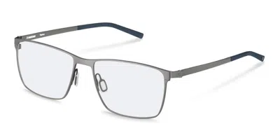 Rodenstock R7171 D000 Men's Glasses Grey Size 55 - Free Lenses - Blue Light Block Available In Gray