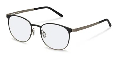 Rodenstock R7179 A000 Men's Glasses Black Size 52 - Free Lenses - Blue Light Block Available In Metallic