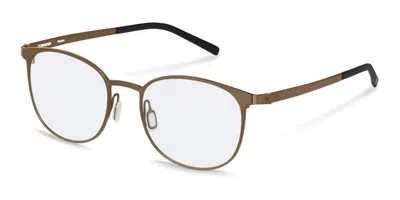 Rodenstock R7179 D000 Men's Glasses Brown Size 52 - Free Lenses - Blue Light Block Available In Metallic