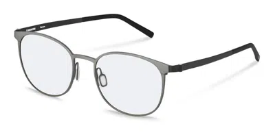 Rodenstock R7179 C000 Men's Glasses Grey Size 52 - Free Lenses - Blue Light Block Available In Gray