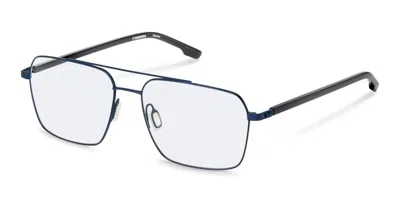 Rodenstock R7182 C000 Men's Glasses Blue Size 57 - Free Lenses - Blue Light Block Available In Metallic