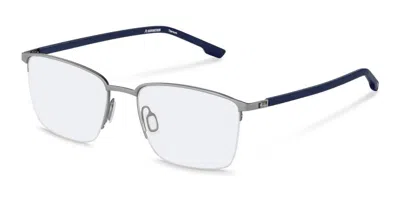 Rodenstock R7183 B000 Men's Glasses Grey Size 54 - Free Lenses - Blue Light Block Available In Silver
