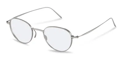 Rodenstock R7195 B000 Men's Glasses Silver Size 47 - Free Lenses - Blue Light Block Available In Metallic