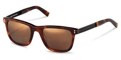 Rodenstock Rr322 H Men's Sunglasses Tortoiseshell Size 52 In Brown