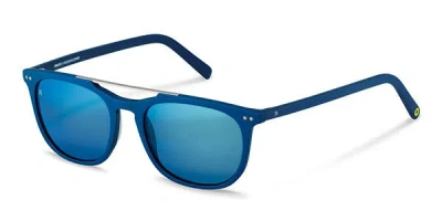 Rodenstock Rr328 E Men's Sunglasses Blue Size 51