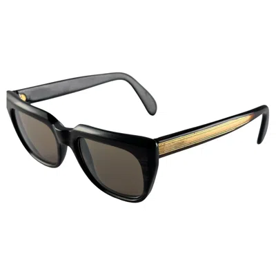 Pre-owned Rodenstock Vintage  " Harry " Mid Century Sunglasses 1960's Germany In Black