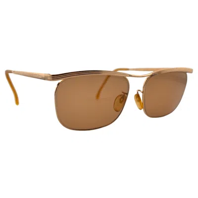 Pre-owned Rodenstock Vintage  Locarno Gold Midcentury Sunglasses 1960's Germany In Brown