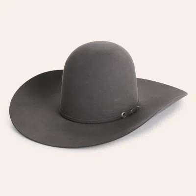 Rodeo King 10x Open Crown Slate Felt Cowboy Hat In Gray
