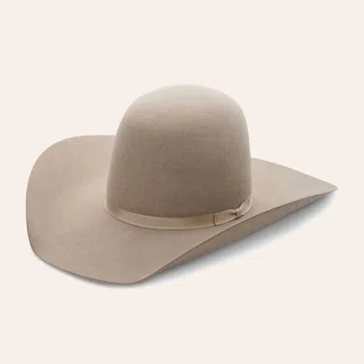 Rodeo King Ash 10x Open Crown Felt Cowboy Hat In Brown