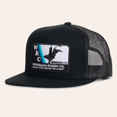 Rodeo Time Dale Brisby Black Wrc Bull Patch Trucker Cap
