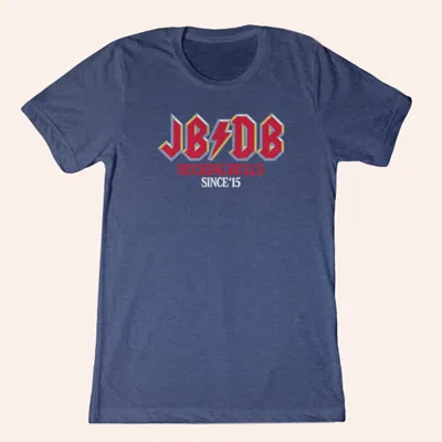 Rodeo Time Dale Brisby Men's Blue Jb Db Logo T-shirt