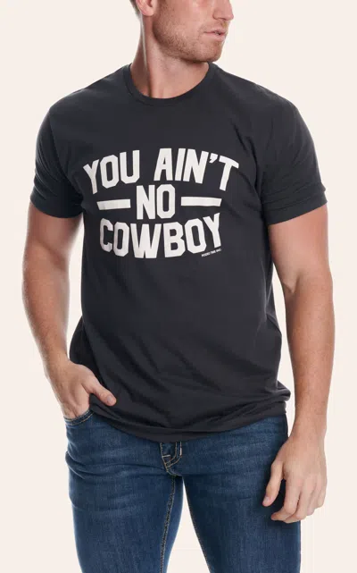 Rodeo Time Dale Brisby  Men's Yanc Heather Black Graphic T-shirt