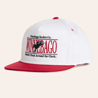 Rodeo Time Dale Brisby Tailgate Red & White Wrc Embroidered Rope Cap