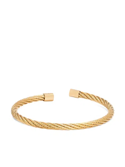 Roderer Aurelio Bracelet - Stainless Steel Cable Yellow Gold