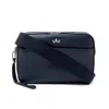 Roderer Award 5-in-1 Messenger Bag - Italian Leather Navy Blue In Blue