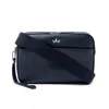 Roderer Award 5-in-1 Messenger Bag - Italian Leather Navy Blue In Blue