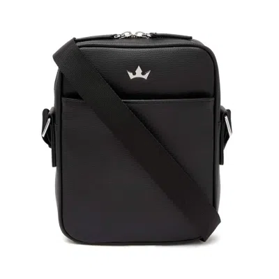 Roderer Award Medium Messenger Bag - Italian Leather Black