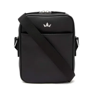 Roderer Award Medium Messenger Bag - Italian Leather Black