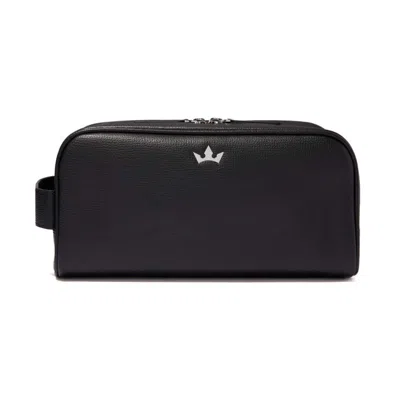 Roderer Award Wash Bag - Italian Leather Black