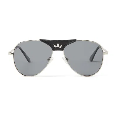 Roderer James Aviator Polarized Sunglasses In Gray