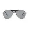 Roderer James Aviator Polarized Sunglasses In Grey