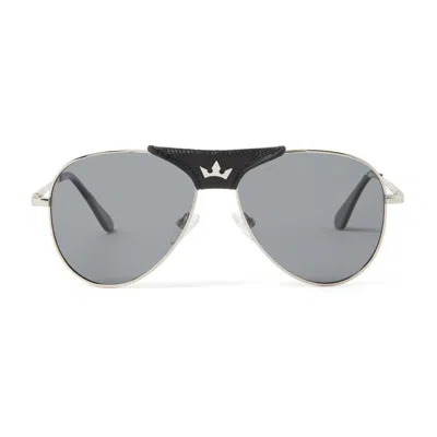 Roderer James Aviator Polarized Sunglasses In Grey