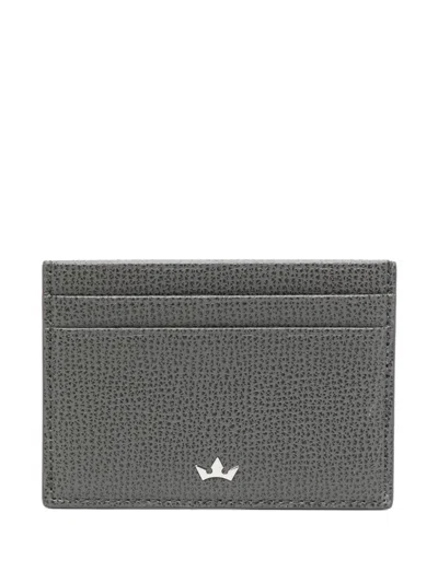 Roderer Leather Cardholders In グレー
