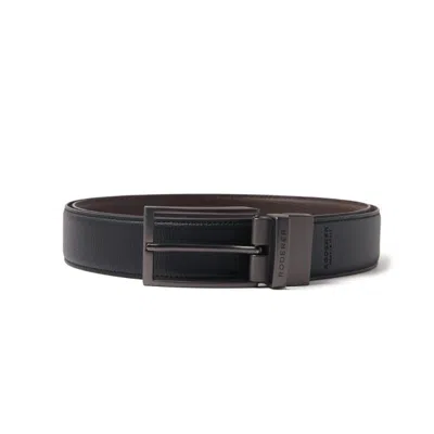 Roderer Maestro Reversible Belt > Italian Leather Black & Brown / Gunmetal Buckle
