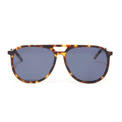Roderer Thomas Superleggera Polarized Sunglasses - Havana / Blue In Brown