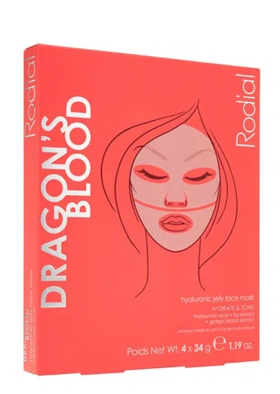 Rodial Dragons Blood Jelly Mask X 4 In White