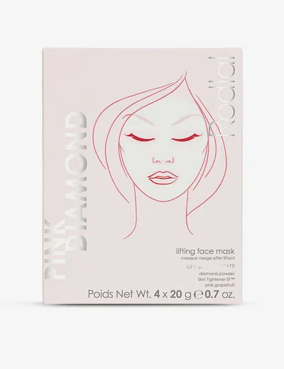 RODIAL PINK DIAMOND LIFTING FACE MASK PACK OF FOUR