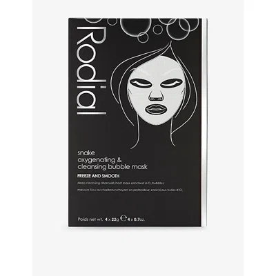 Rodial Snake Oxygenating & Cleansing Bubble Pack Of Four Sheet Masks 22g