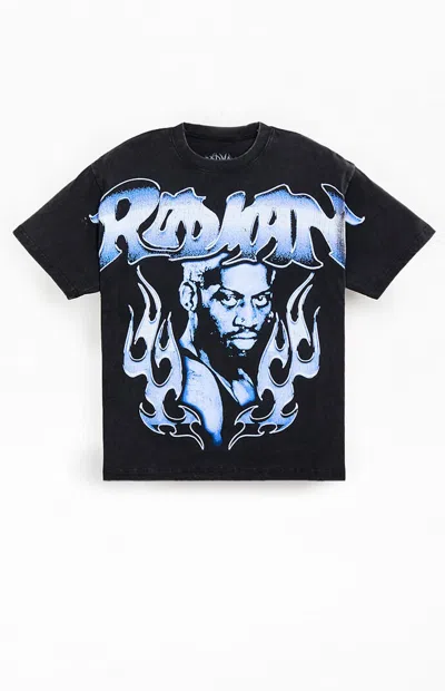 Rodman Brand Men's Cool Fire T-shirt In Washed Black