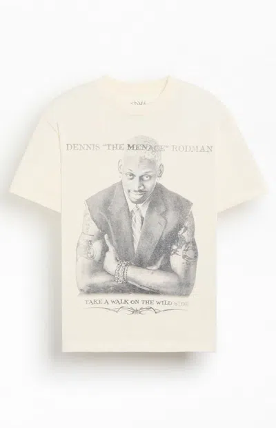 Rodman Brand Men's Cross Over T-shirt In Cream In White