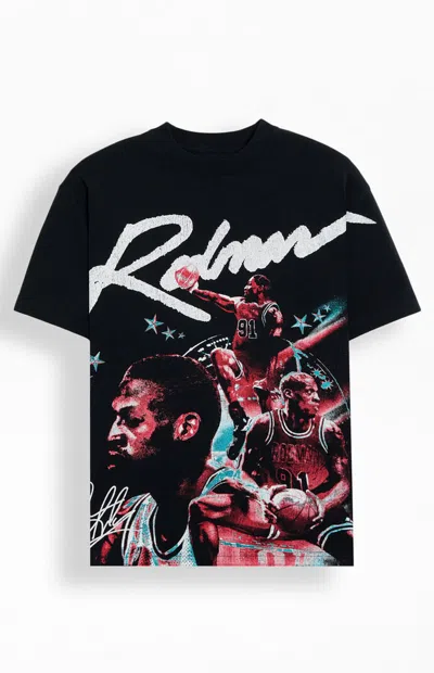Rodman Brand Men's Star Slide T-shirt In Black