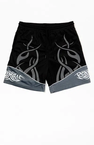 Rodman Brand Men's Tribal Mesh Shorts In Black