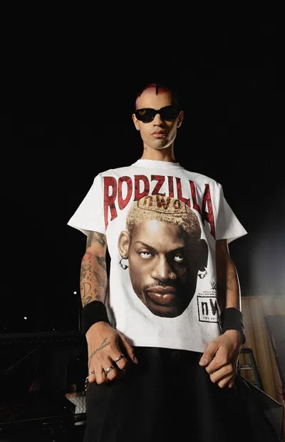 Rodman Brand Men's X Nwo Grail T-shirt In White