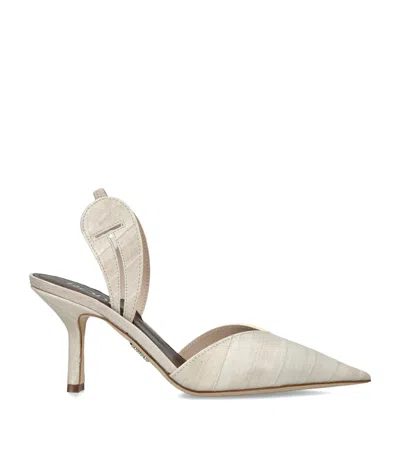 Rodo Aira Slingback Pumps 75 In Beige