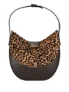 Rodo Leopard-print Shoulder Bag In Brown
