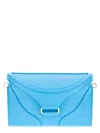 Rodo Clutch Bag With Shoulder Strap In Blue