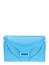 Rodo Clutch Bag With Shoulder Strap In Light Blue