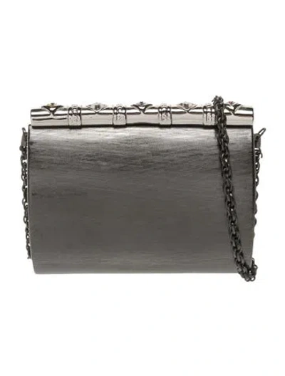 Pre-owned Rodo Clutch Vintage In Gray