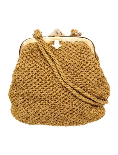 Pre-owned Rodo Crossbody Bag In Gold