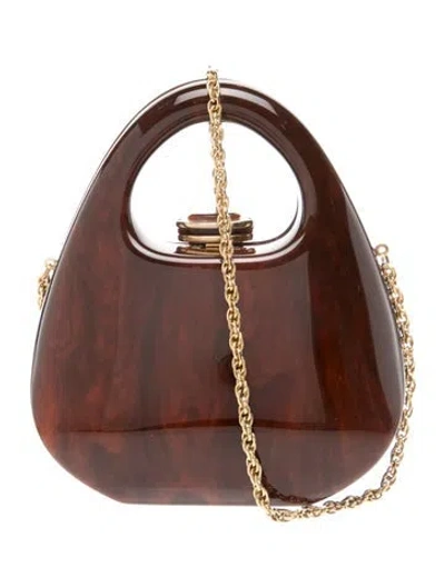 Pre-owned Rodo Evening Bag In Brown
