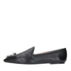 Rodo Flat Shoes Black In Nero Neri E Grigi