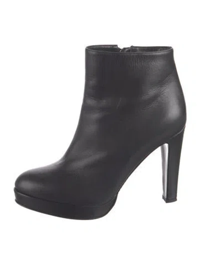 Pre-owned Rodo Leather Boots In Black