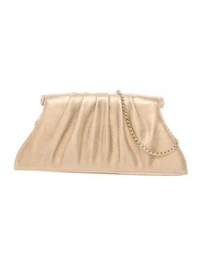 Pre-owned Rodo Leather Clutch In Neutrals